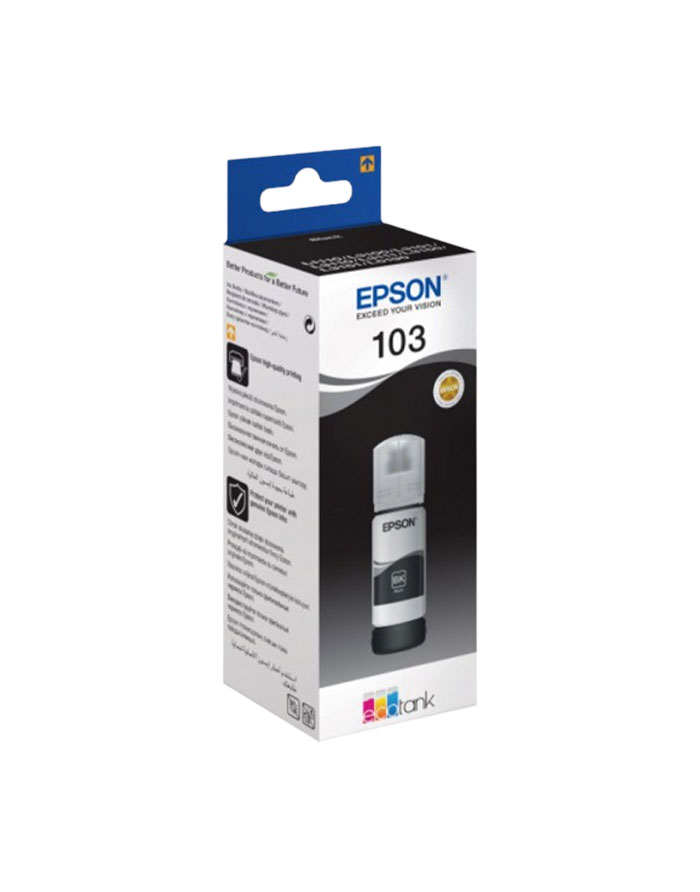 Cerneala Epson Ink 103 negru  Epson T00S14A EcoTank Black