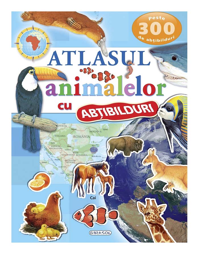 Atlasul animalelor cu abtibilduri