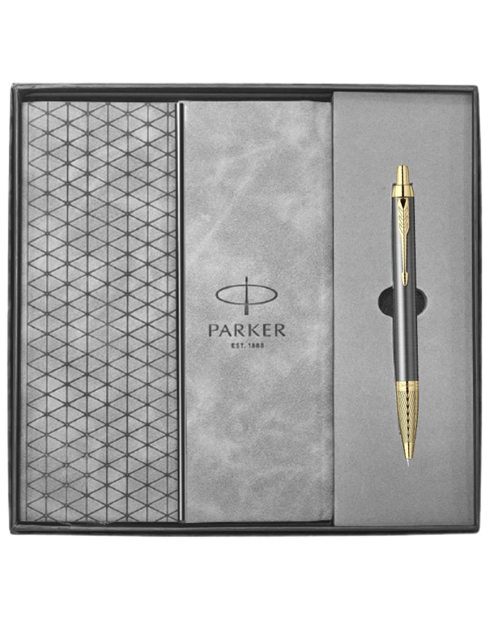 Set Pix IM Premium in caseta Parker cu mapa plic Parker - ARROW