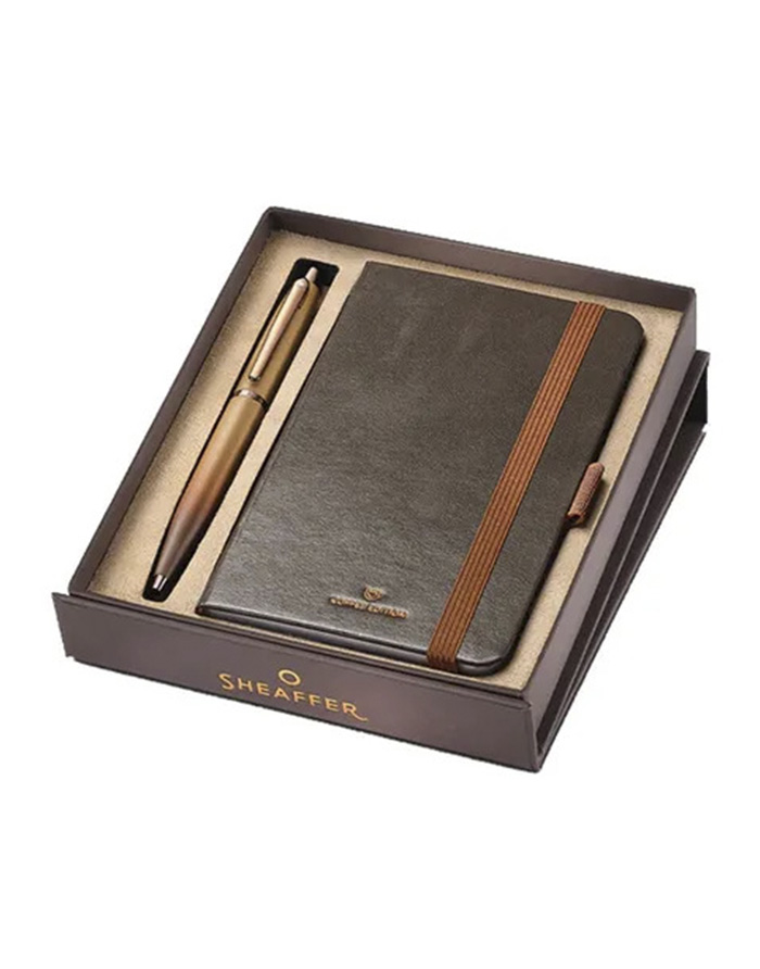 Set Pix Sheaffer VFM Coffee + Caseta cadou cu agenda A6