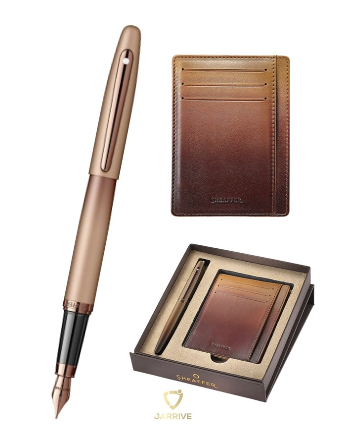 Set Pix VFM + Caseta cadou cu Card Holder asortat  - COFFEE