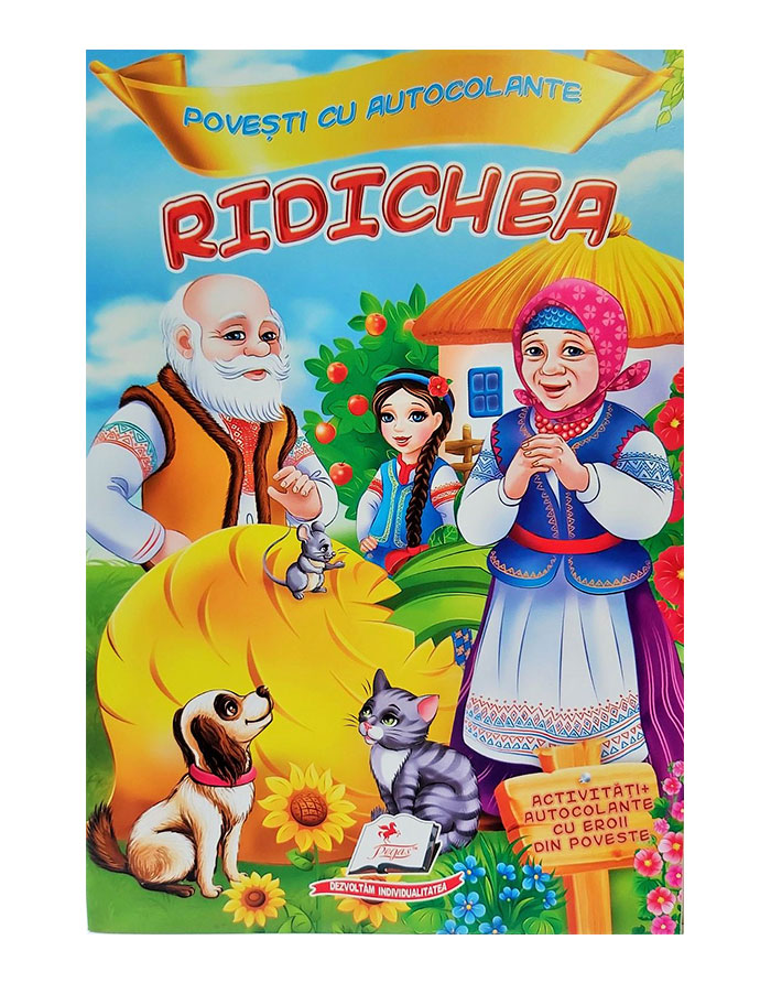 Carte Povesti cu autocolante RIDICHEA