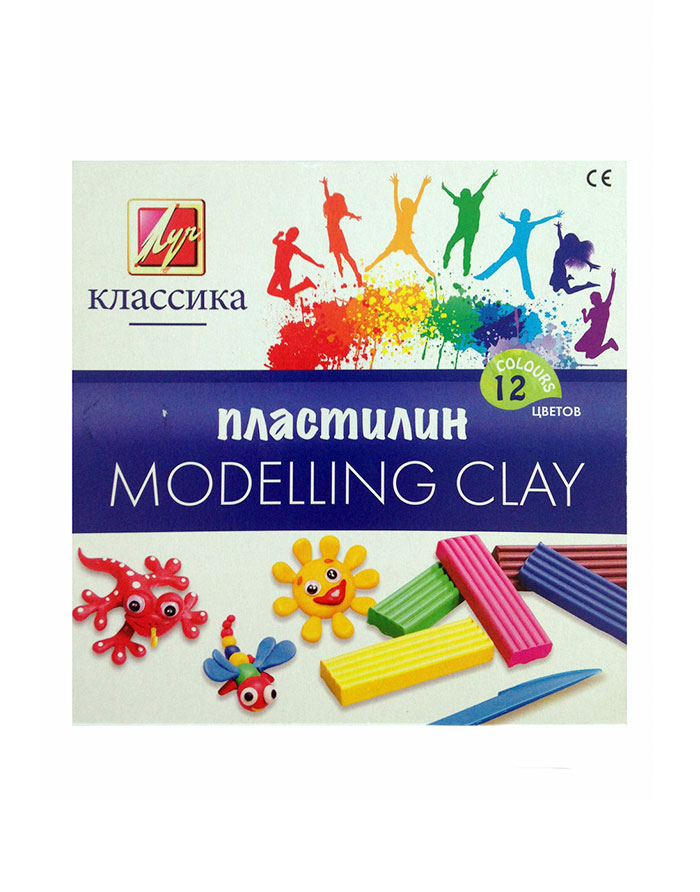 Plastilina de modelat  CLASSICA  12cul Луч