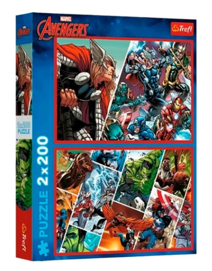 Puzzle 2x200 piese – Apărătorii Lumii