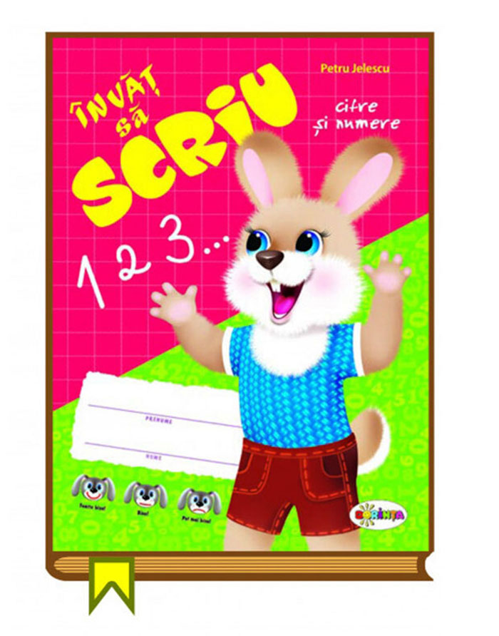 CARTE INVAT SA SCRIU Nivelul 2 cifre si numere