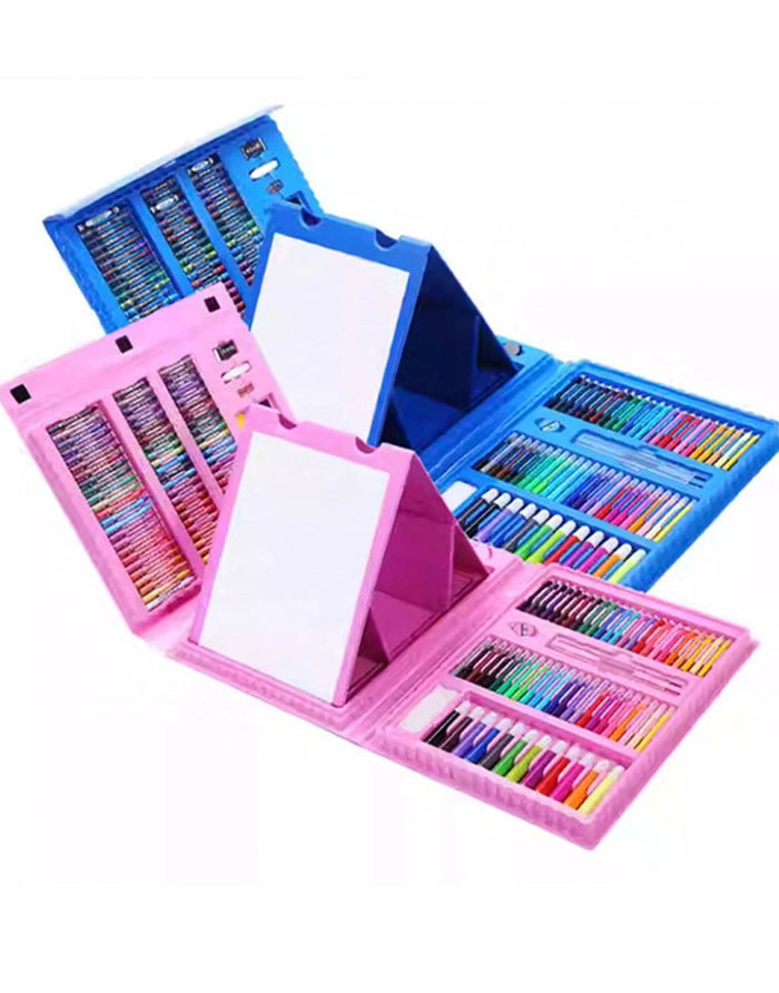 Set de carioci si creioane 176 elemente