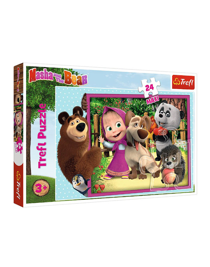 Puzzle 24 Maxi  Masha si ursul  Trefl