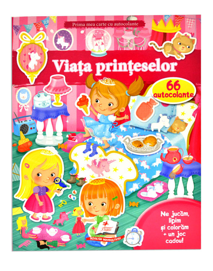 PRIMA MEA CARTE CU AUTOCOLANTE -Viata printeselor