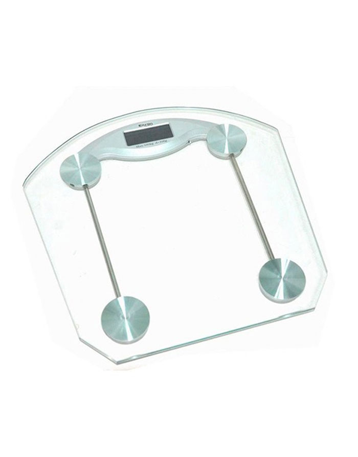 Cantar de podea  GS  150kg  Sticla  Electric  Baterii