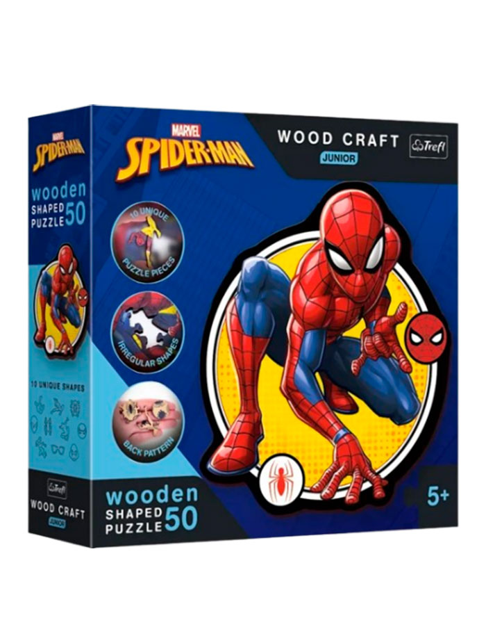 Puzzle din lemn 50 piese – Spiderman