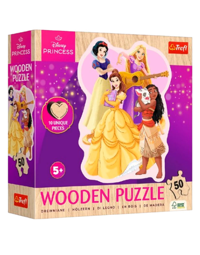 Puzzle din lemn 50 piese – Prințesele