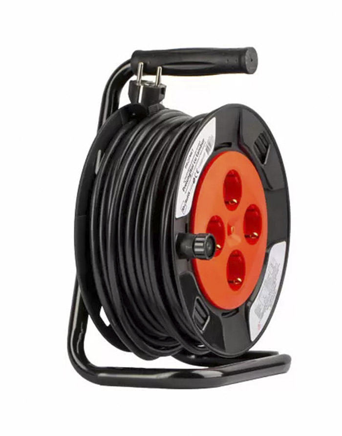 Prelungitor cu tambur 1 5mm/50m cu impamantare si protectie termica Profmet