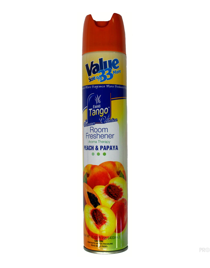TANGO DEODORANT AER 400ML Peach & Papaya
