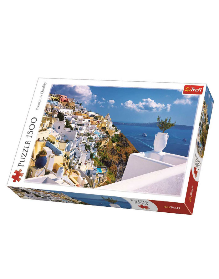 Puzzle 1500 elemente  Santorini  Grecia   Trefl