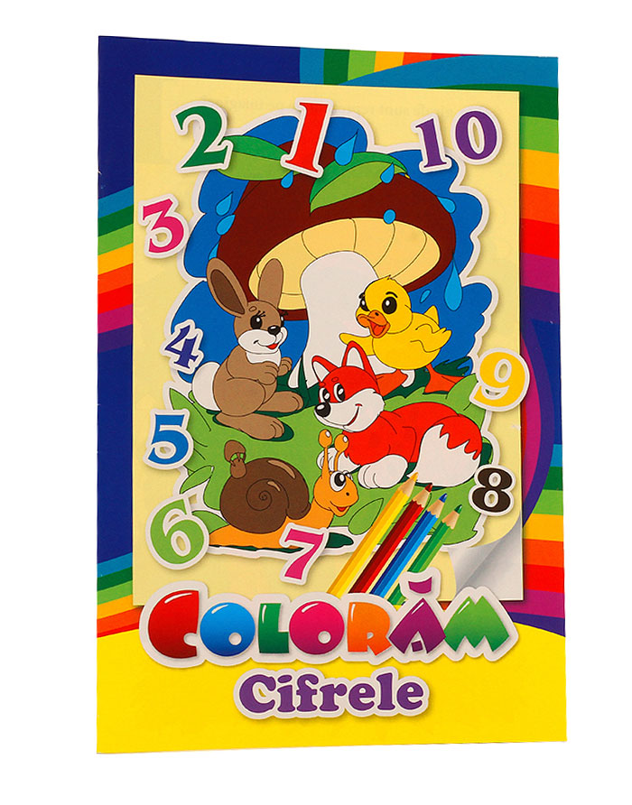 Carte Coloram  Cifrele