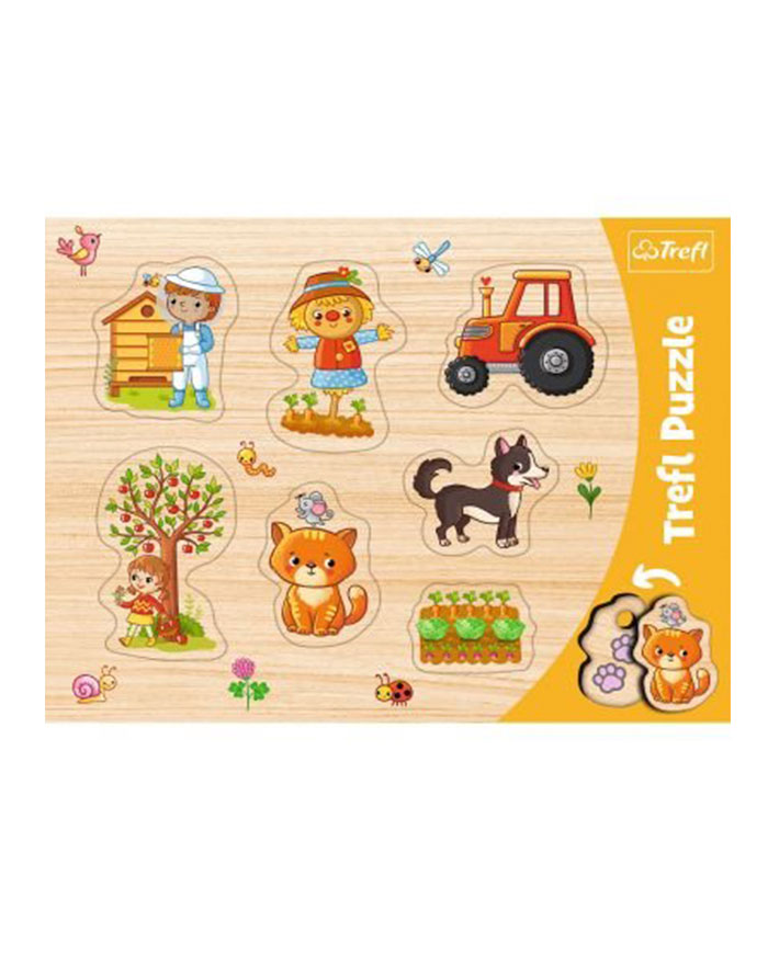 Puzzle în ramă „La Țară” Trefl