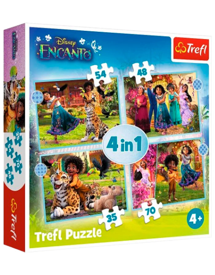 Puzzle 4 în 1 – Encanto