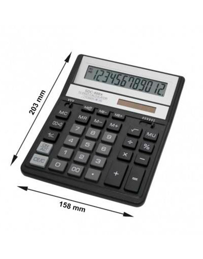 Calculator  Citizen SDC888X-BK  negru Mare