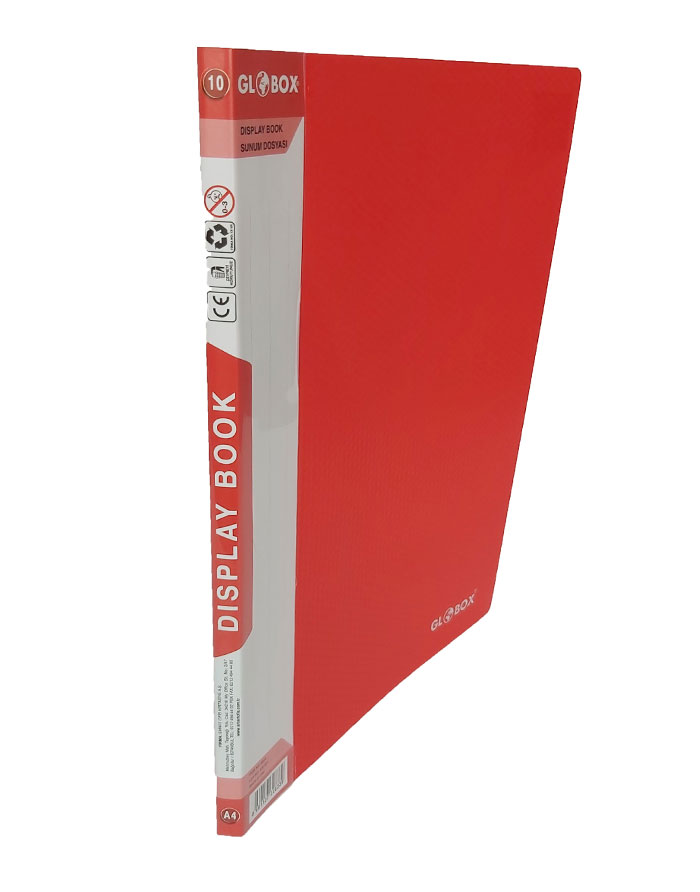 Mapa 10folii  GLOBOX  A4  neon colorate