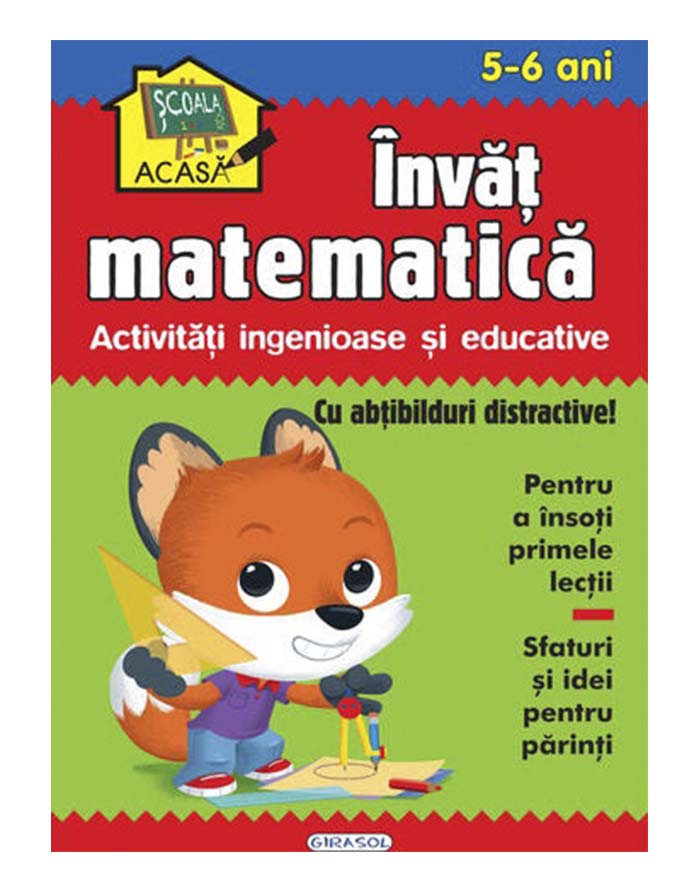 Scoala acasa - Invat matematica 5-6 ani
