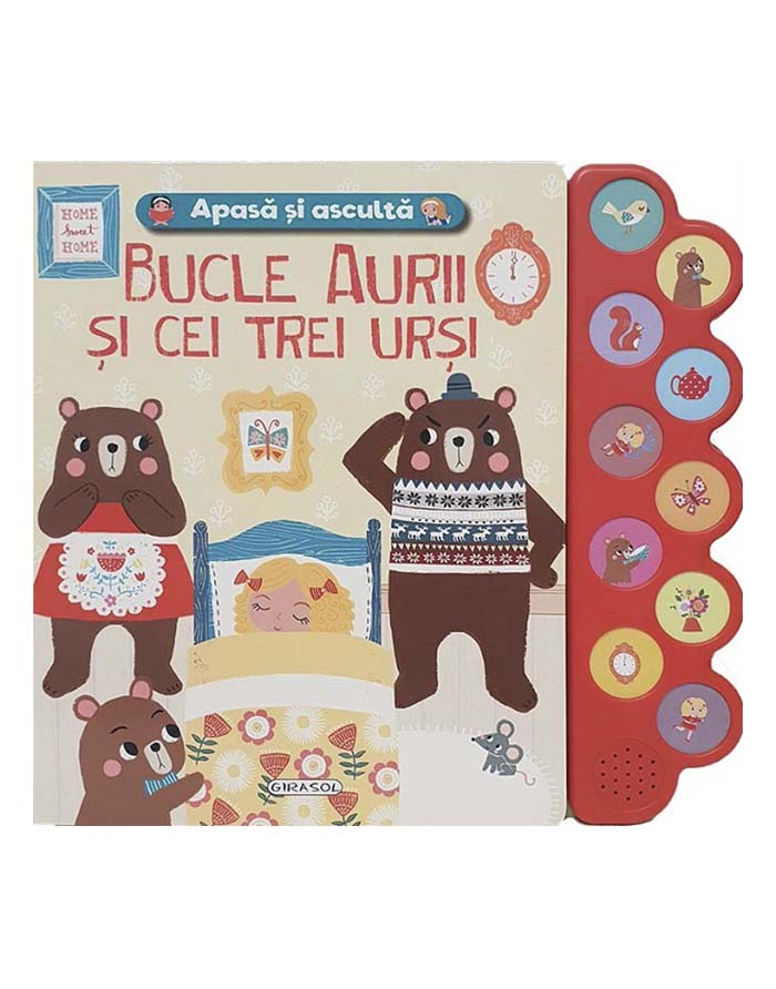 Apasa si asculta povestea - Bucle Aurii si cei trei ursi