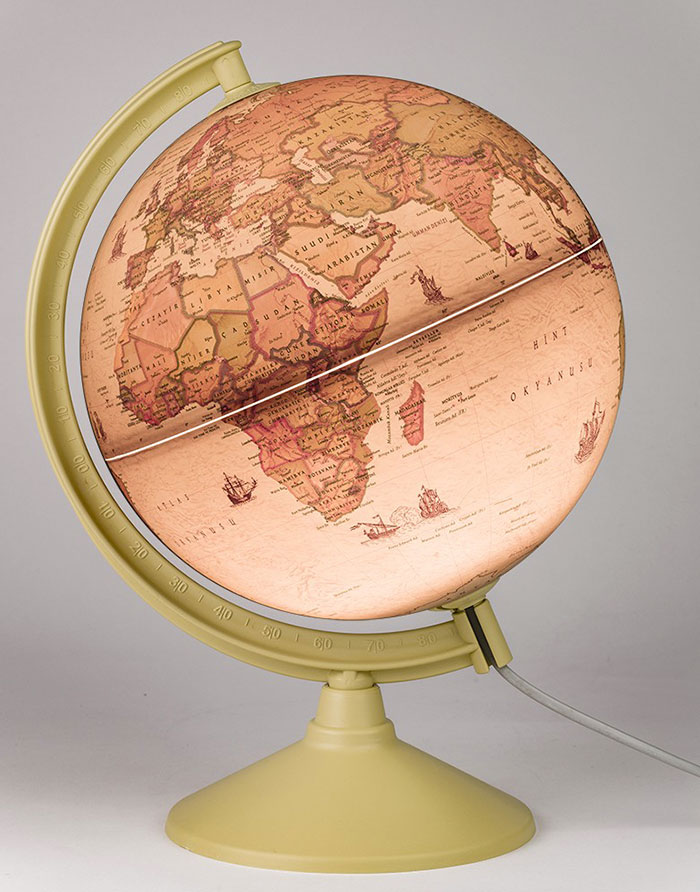 Glob Antic  Gurbuz d=20cm  cu iluminare RU