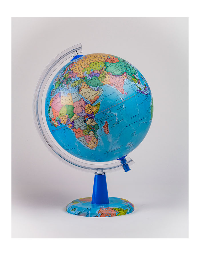 Glob MODERN cu harta politica GURBUZ D30cm  RO