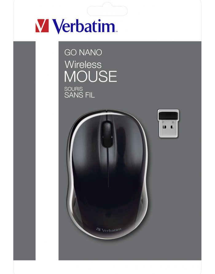 Mouse  Go Nano Wireless  Black 49042