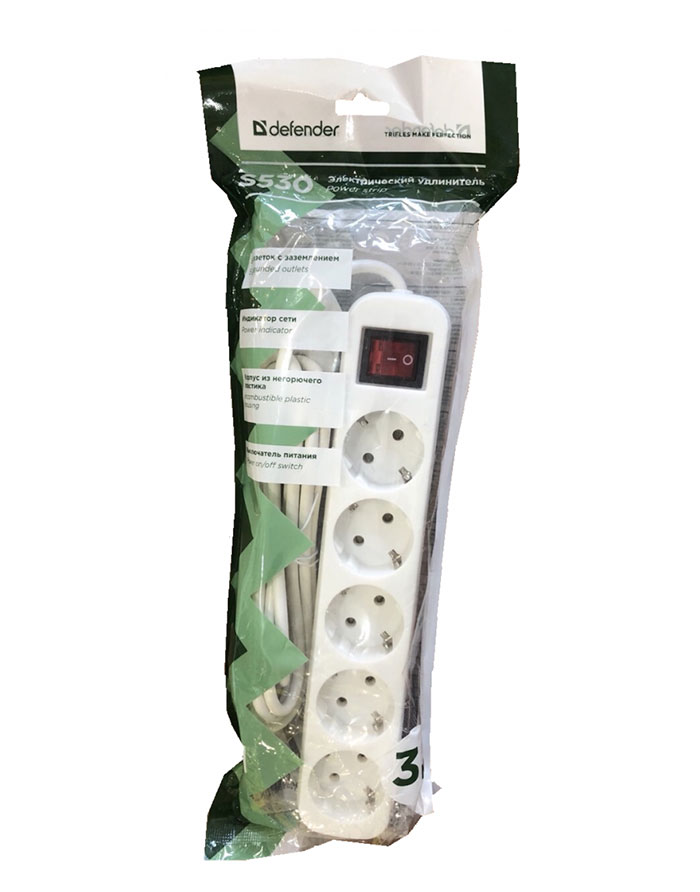 Prelungitor  Defender  5 prize 3m  impamintare