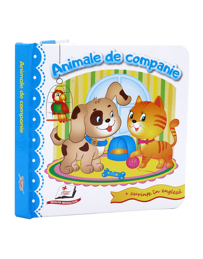LUMEA DESENELOR-ANIMALE DE COMPANIEI+CUVINTE IN ENGLEZA