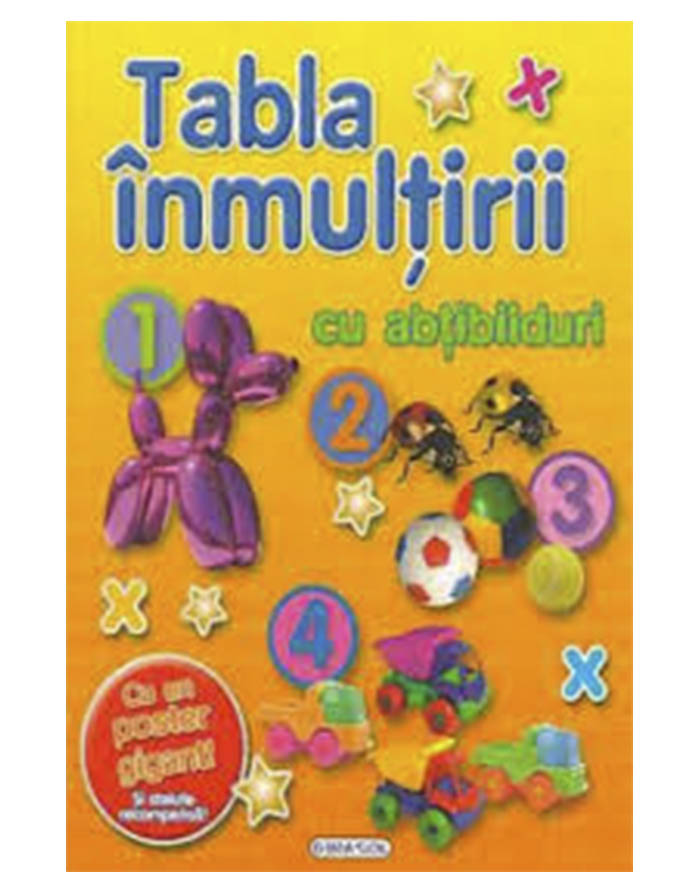 Tabla inmultirii cu abtibilduri