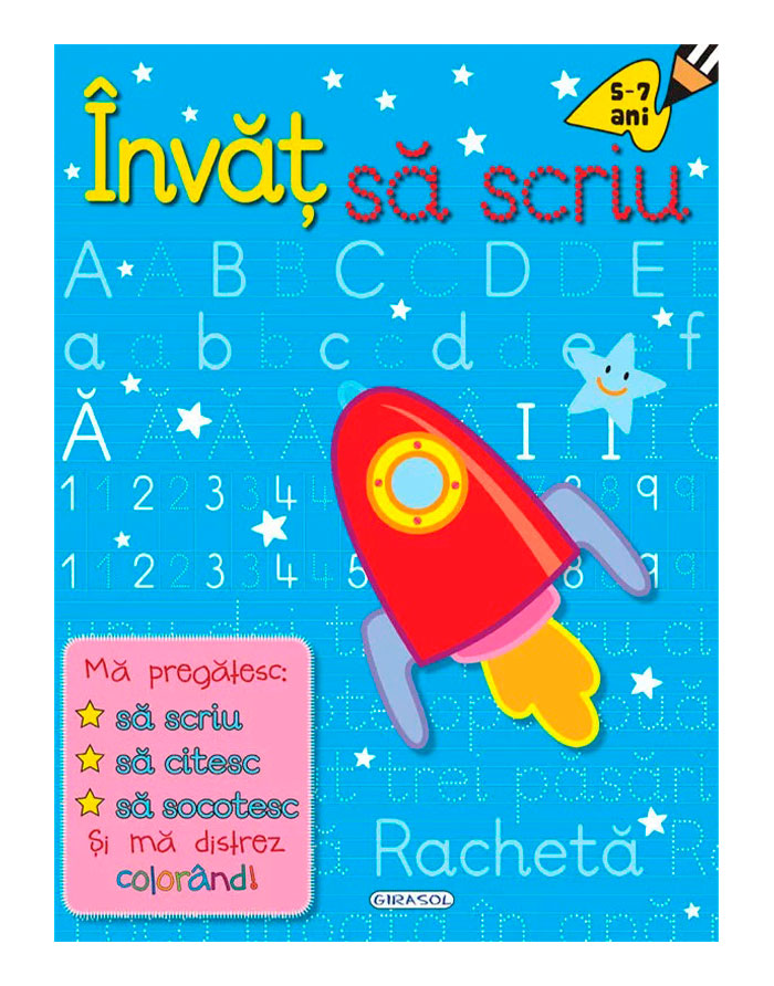 Invat sa scriu  citesc si socotesc colorand GIRASOL