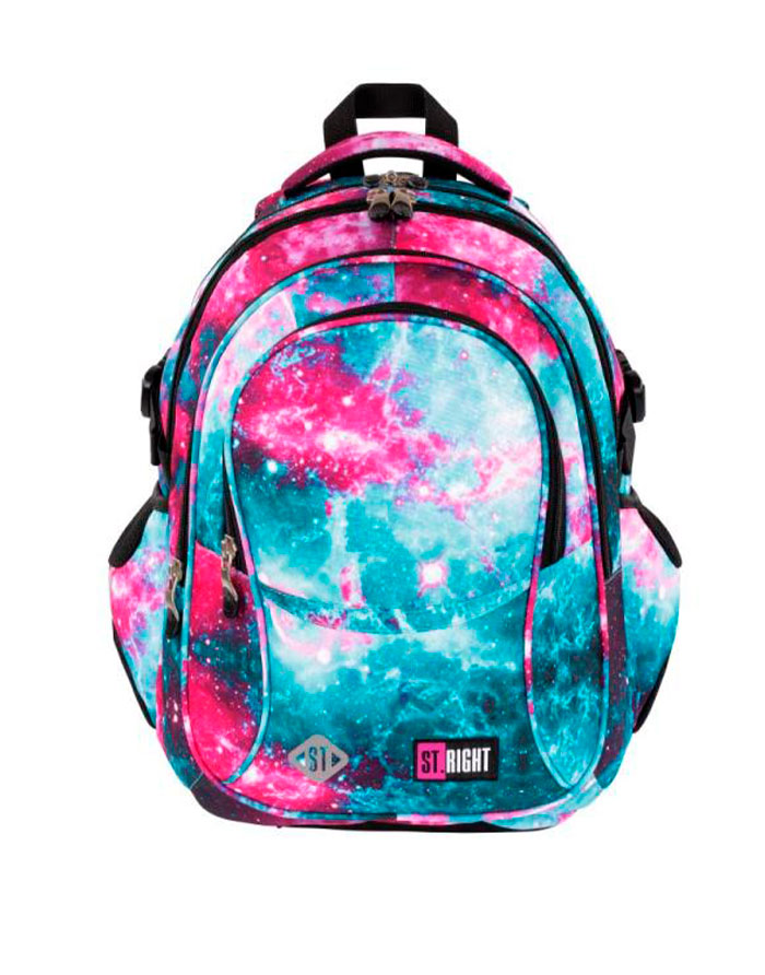 Ghiozdan St.Right  Ergonomic  Impermeabil  Colectia - Nebula BP01  43x32x21cm