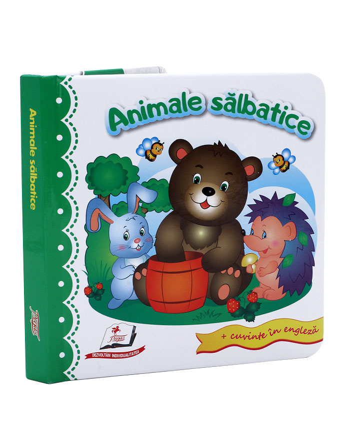 LUMEA DESENELOR-ANIMALE SALBATICE+CUVINTE IN ENGLEZA
