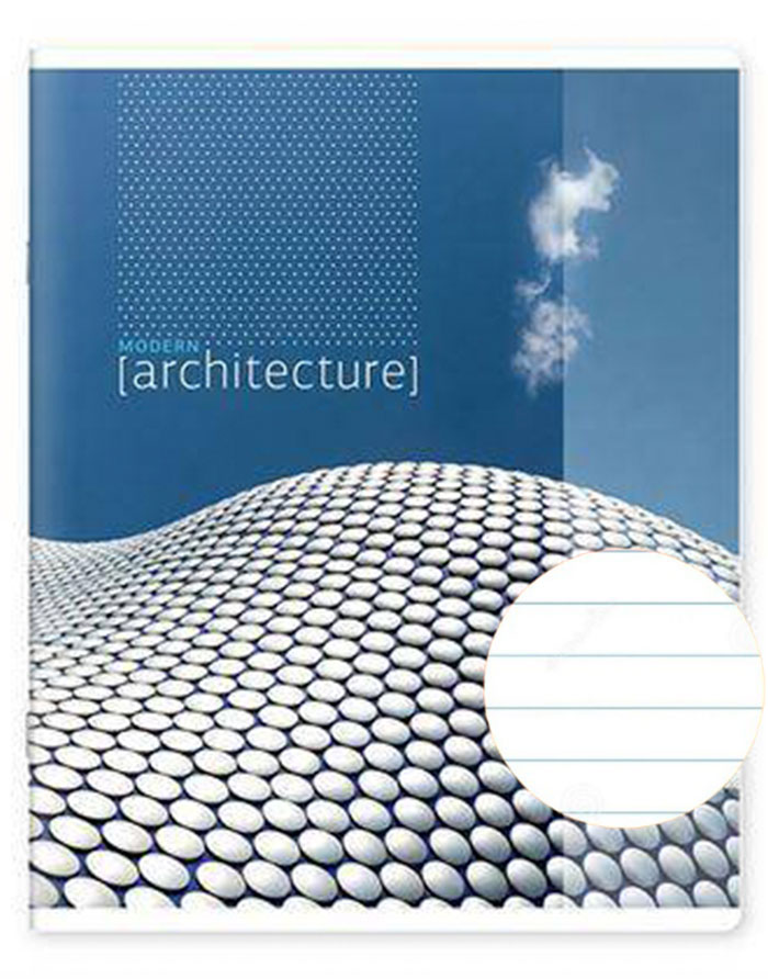 Caiet A5 60file  linii  Modern architecture