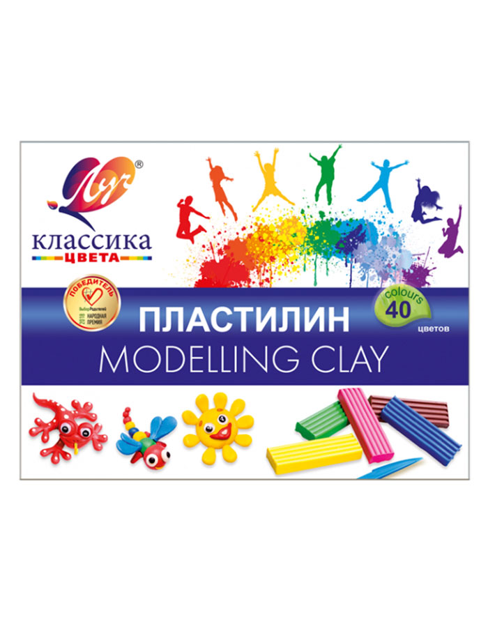 Plastilina de modelat  CLASSICA  40cul Луч