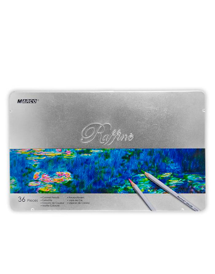 Creioane MARCO Raffine  36 culori  in penar metalic  art.7100-36TN