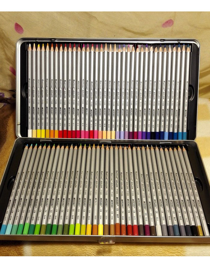 Creioane colorate MARCO  Raffine  72cul  cut. metalic 7100-72TN(2/12) 31456