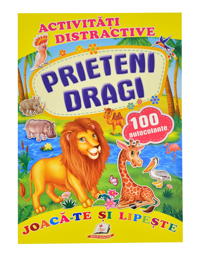Carte Activitati distractive Prieteni Dragi 100 autocolante
