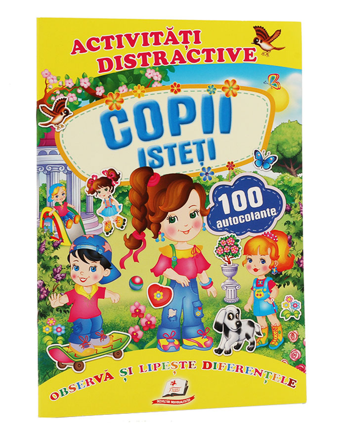 Carte Activitati Distractive Copii Isteti 100 autocolante