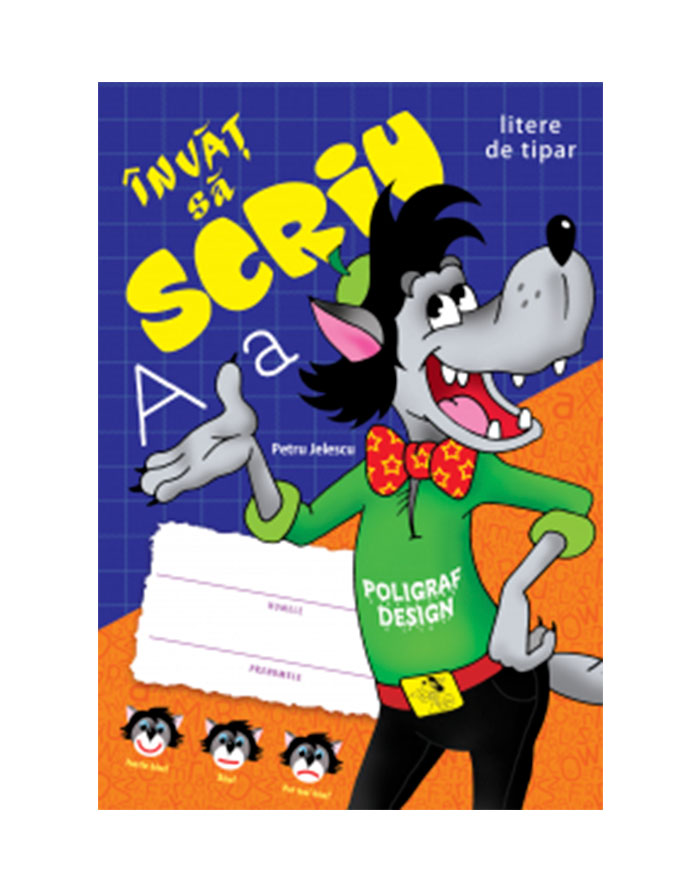 CARTE INVAT SA SCRIU Nivel 1 litere de tipar