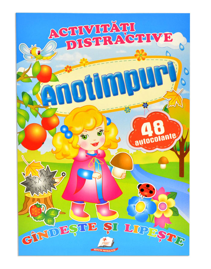 Carte Activitati Distractive-Anotimpuri 48 autocolante