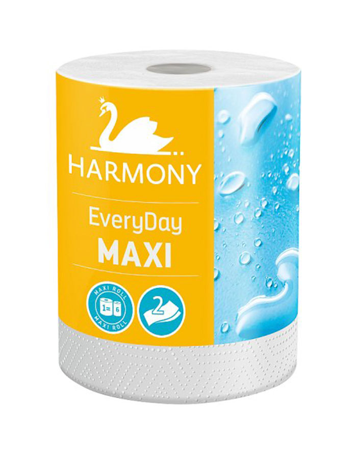 Prosoape de bucatarie Harmony  DveryDay Maxi 2 pliuri 1 rola 71m