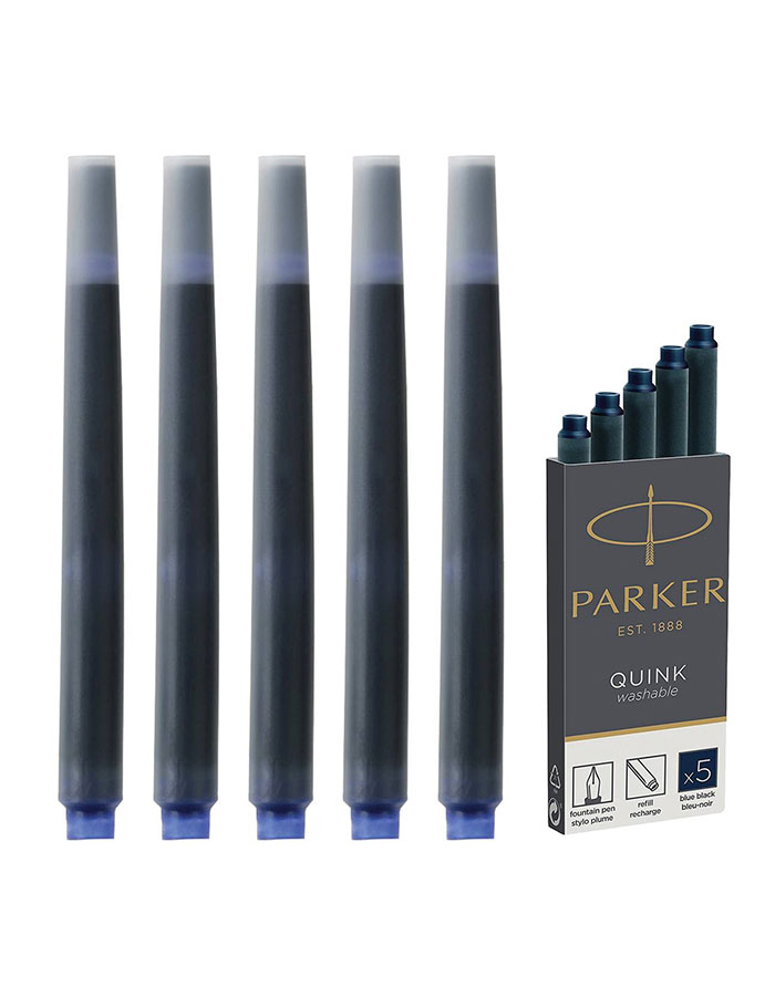 Rezerva cerneala patron  PARKER BLUE PERMANENT 5/set  albastru