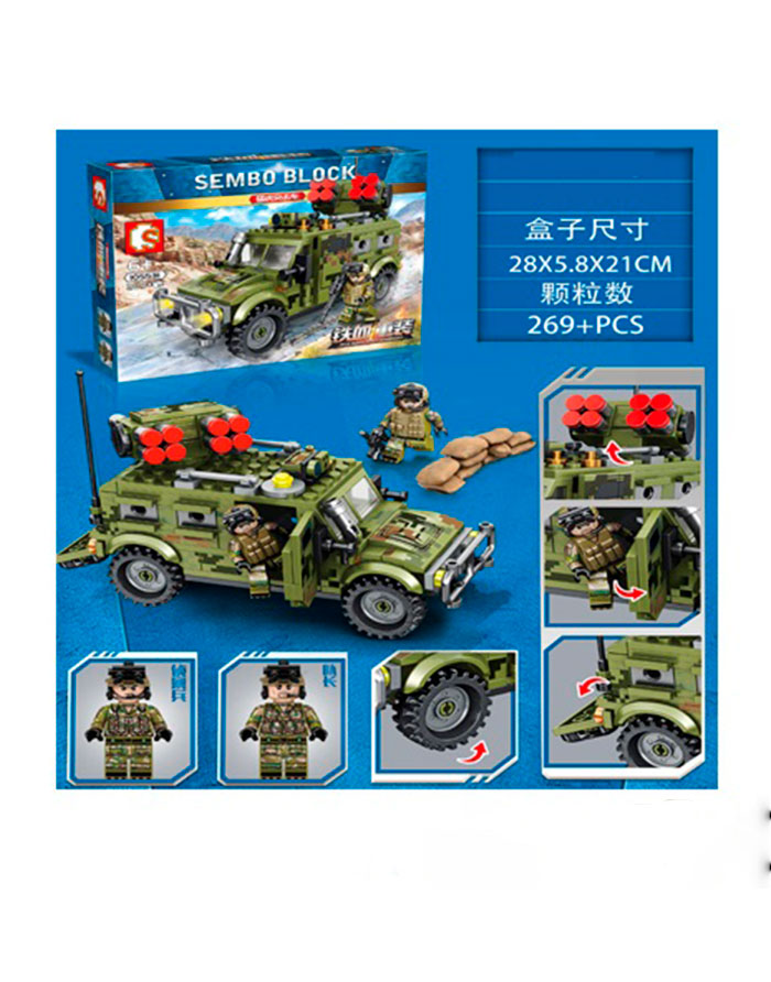 Joc Constructor SEMBO BLOCK 269 pcs