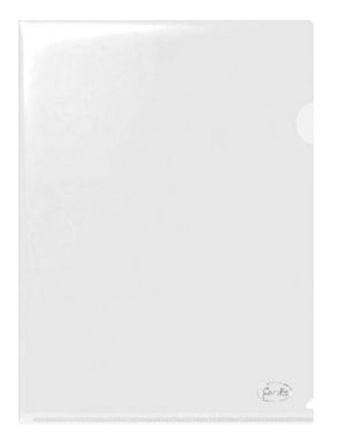 Dosar colț A4 FOROFIS  tip L  0 08 mm (transparent)  PP.