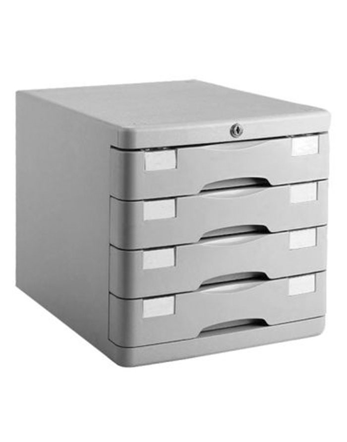 Organizator de birou FOROFIS cu 4 sertare  cu încuietoare și chei  282 × 365 × 285 mm.