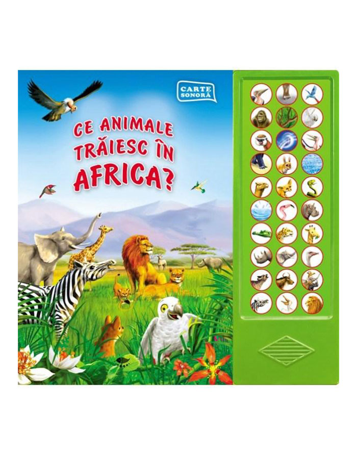 Carte sonora. Ce animale traiesc in Africa?