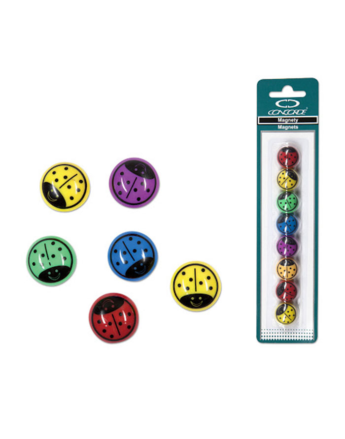 Magneti  CONCORDE  20mm  8buc  buburuze