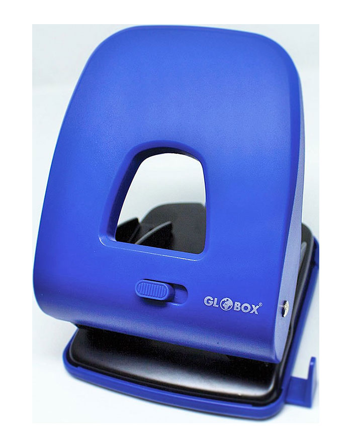 Perforator  GLOBOX  40file  albastru
